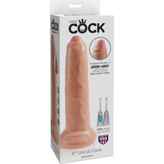 Pipedream - King Cock KING COCK NEgriezts REĀLISTS PENIS 9 (23 CM)