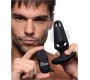 Xr - Ass Thumpers HOLLOW PLUG USB SILICONE VIBRATOR WITH BLACK CONTROL