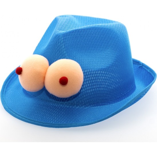 Divertysex LIGHT BLUE HAT BOOBS