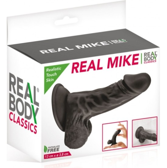 Real Body MIKE BLACK REALISTIC PENIS 13 CM