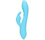 Loveline ULTRA Soft SILIKONA STRETCH BUNNY VIBRATOR USB BLUE