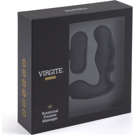 Virgite - Prostatics P2 PROSTATAS VIBRATORS AR TĀLVADĪBAS PULTI