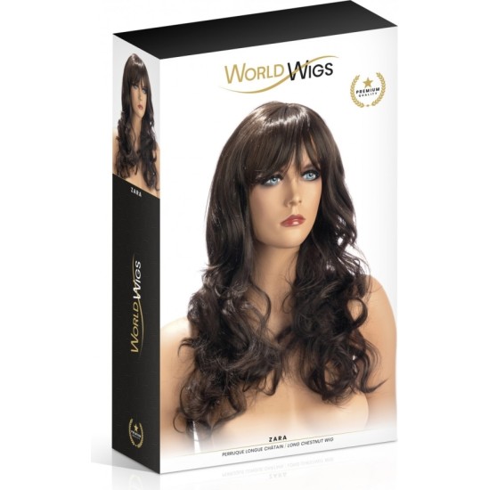 World Wigs ZARA ДЛИННЫЙ КОРИЧНЕВЫЙ ПАРИК