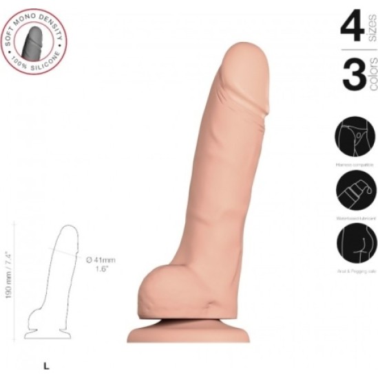 Strap-On-Me PEHME SILIKOON REALISTILINE PENIS VANILLA L