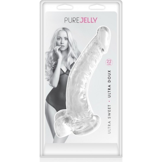 Pure Jelly CLEAR JELLY XL DILDO 22 CM