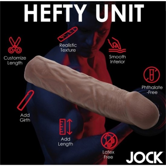 Xr - Jock PENIS ENLARGEMENT SHEATH 3.8 CM DARK