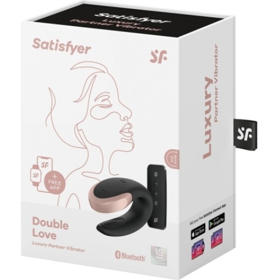 Satisfyer DOUBLE LOVE W/ REMOTE AND APP BLACK