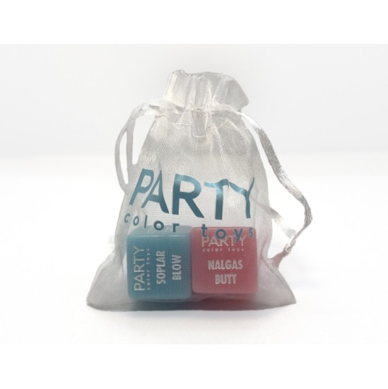 Party Color Toys SET 2 X PLACE AND ACTION DICE