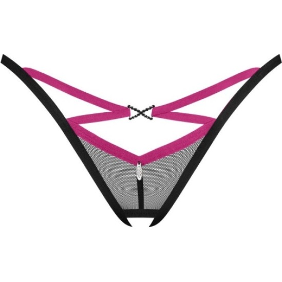 Obsessive NOVENES CROTCHLESS THONG XL/2XL