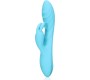 Loveline ULTRA Soft SILIKONA STRETCH BUNNY VIBRATOR USB BLUE