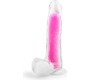 Vscnovelty PINK PHOSPHORESCENT REALISTIC PENIS 20 CM