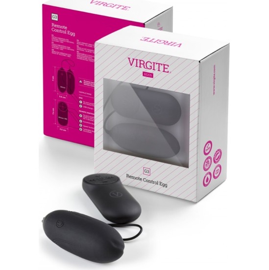 Virgite - Eggs MELNA UZLĀDĒJAMA VIBRĒJOŠA OLA G3