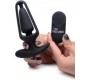 Xr - Ass Thumpers HOLLOW PLUG USB SILICONE VIBRATOR WITH BLACK CONTROL