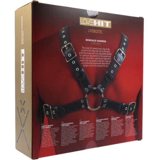 Virgite - Love Hit MEN'S CHEST HARNESS MOD. 3