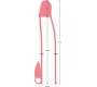 Virgite - Sleeves REĀLISTS PENIS SHEATH S3 FLESH 16'2 CM W/ VIBRĀCIJA