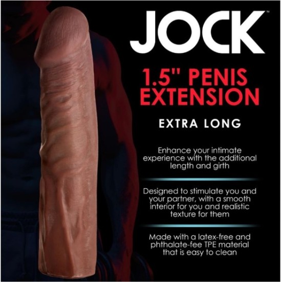 Xr - Jock PENIS ENLARGEMENT SHEATH 3.8 CM DARK