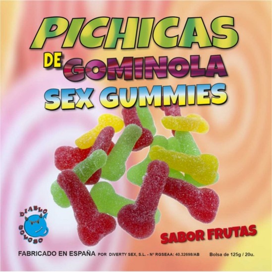 Divertysex PITO CUKRAUS GUMOS DĖŽUTĖ 125 GRAMAI