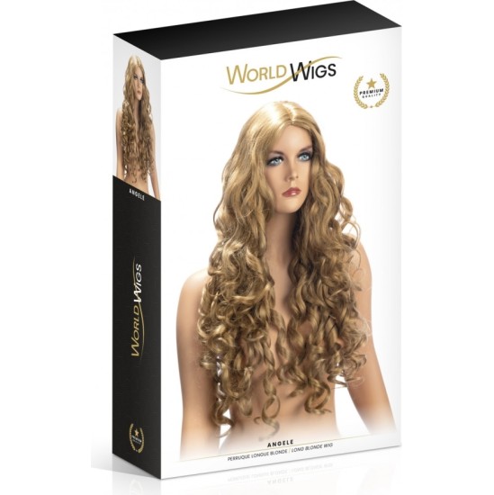 World Wigs ПАРИК АНЖЕЛЕ ДЛИННАЯ БЛОНДИНКА ВОЛНЕННАЯ