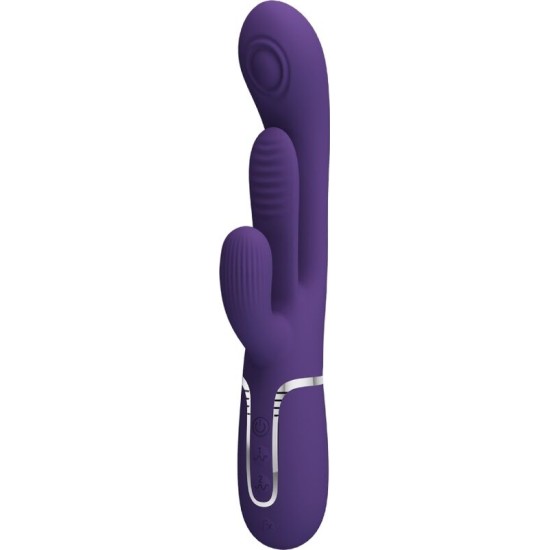 Pretty Love SHANIA TRIPLE RABBIT VIBRATOR DAUDZFUNKCIJAS PURPA