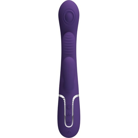 Pretty Love SHANIA TRIPLE RABBIT VIBRATOR DAUDZFUNKCIJAS PURPA