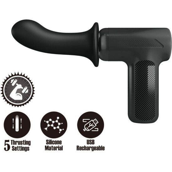 Pretty Love C-Type PRETTY LOVE - DJ DOCTOR MASSAGER 5 SETTINGS BLACK