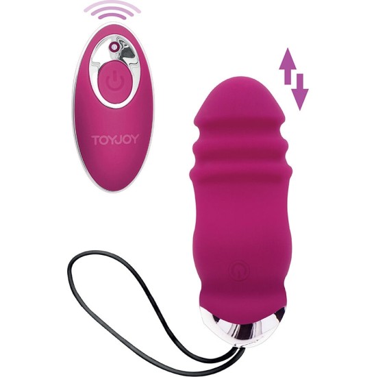 Toyjoy HAPPINESS SUNN SIDE UP AND DOWN VIBRATOR REMOTE CONTROL FUCHSIA