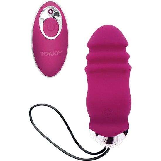 Toyjoy HAPPINESS SUNN SIDE UP AND DOWN VIBRATOR REMOTE CONTROL FUCHSIA