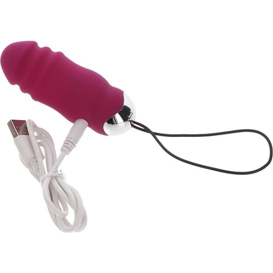 Toyjoy HAPPINESS SUNN SIDE UP AND DOWN VIBRATOR REMOTE CONTROL FUCHSIA