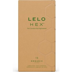Lelo HEX ORGANIC CONDOM BOX 12 UNITS
