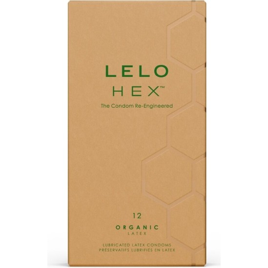 Lelo HEX ORGANIC CONDOM BOX 12 UNITS
