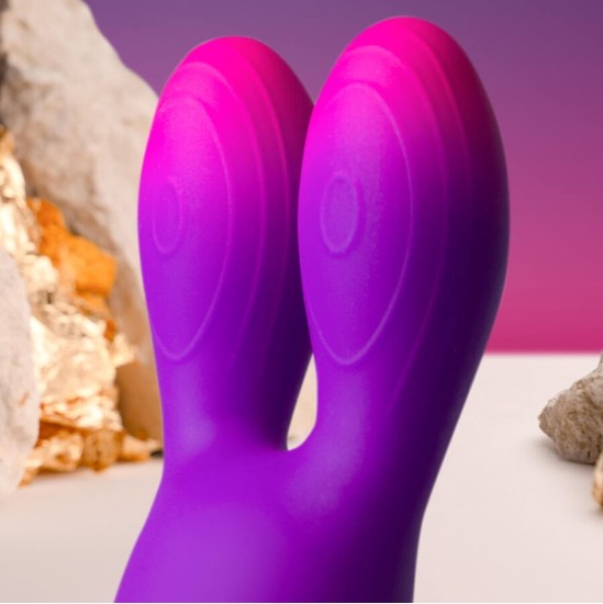 Rocks-Off ROCKS- OFF - GLO-GIRL BUNNY PURPLE FLEXIBLE VIBRATOR