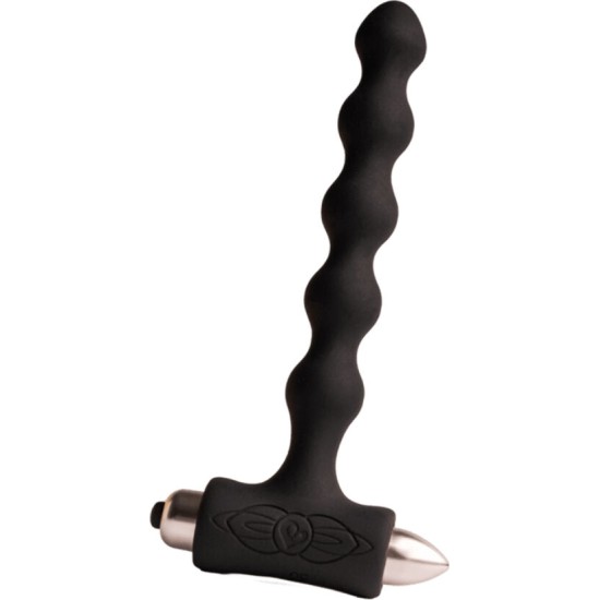 Rocks-Off ROCKS- OFF - PETITE SENSATIONS PEARLS ANAL PLUG VIBRATOR BLACK