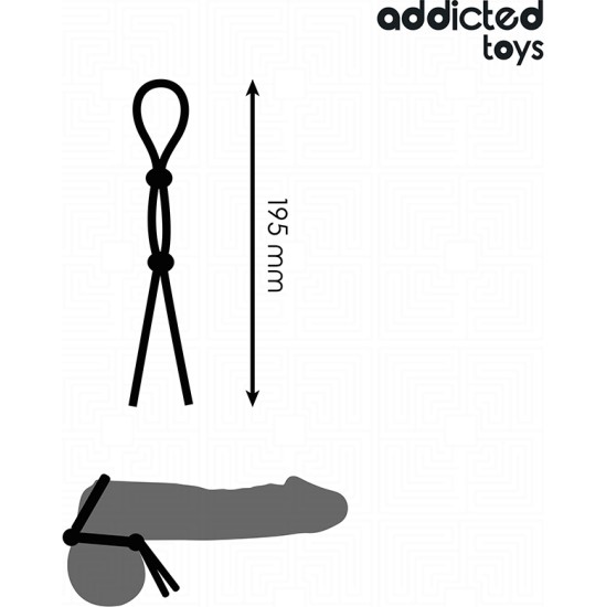Addicted Toys SILICONE ROPE FOR THE DOUBLE LOOP PENIS