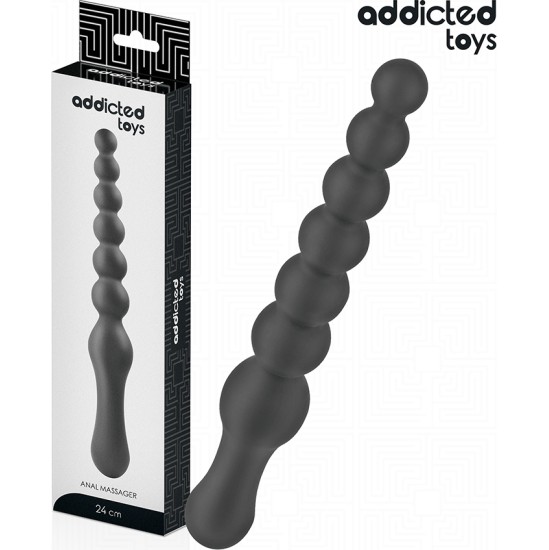 Addicted Toys DOUBLE ANAL MASSAGER SILICONE 24 CM