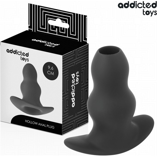 Addicted Toys HOLLOW ANAL PLUG SILICONE SIZE M 9.6 CM