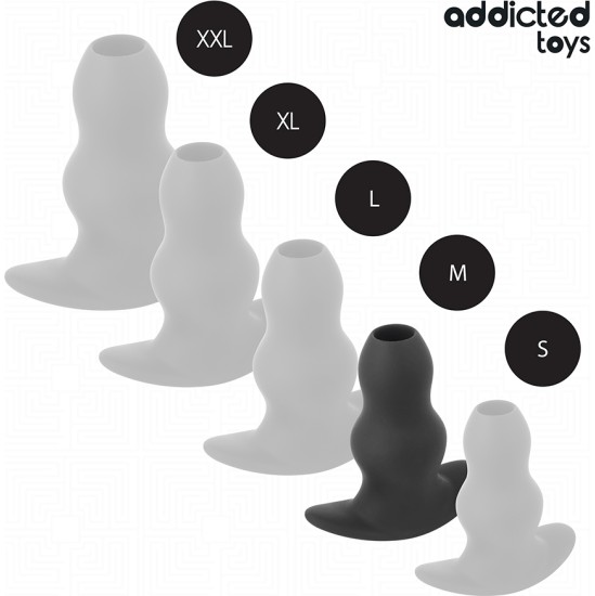 Addicted Toys HOLLOW ANAL PLUG SILICONE SIZE M 9.6 CM