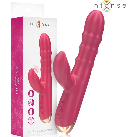 Intense Fun INTENSE - CHLOE MULTIFUNCTION VIBRATOR 3 IN 1 RED