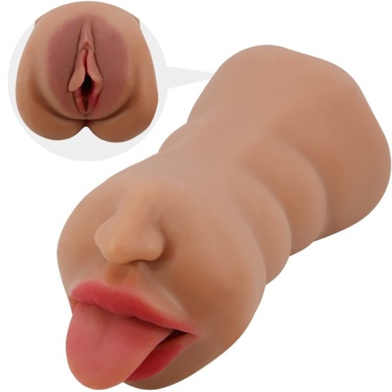 Crazy Bull - SARAH DOUBLE MASTURBATOR MOUTH & VAGINA FLESH