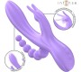 Intense Fun INTENSE - MIKO TRIPLE VIBRATOR RABBIT & STIMULATOR & ANAL 7 VIBRATIONS PURPLE