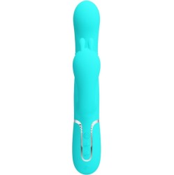 Pretty Love CAMMY 4 IN 1 MULTIFUNCTION TRIPPLE RABBIT VIBRATOR BLUE