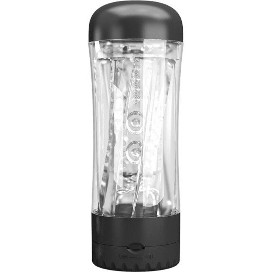 Pretty Love TAMARA MALE MASTURBATOR MULTI-SPEED VIBRATOR BLACK