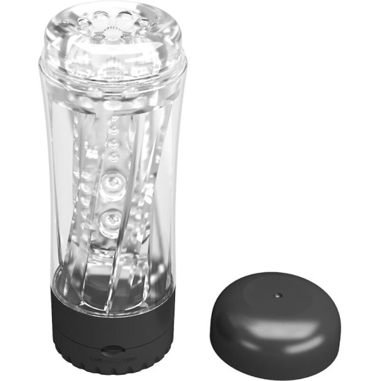 Pretty Love TAMARA MALE MASTURBATOR MULTI-SPEED VIBRATOR BLACK