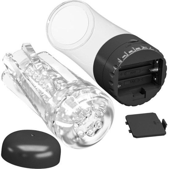 Pretty Love TAMARA MALE MASTURBATOR MULTI-SPEED VIBRATOR BLACK