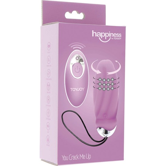 Toyjoy HAPPINESS YOU CRACK ME UP REMOTE CONTROL VIBRATOR