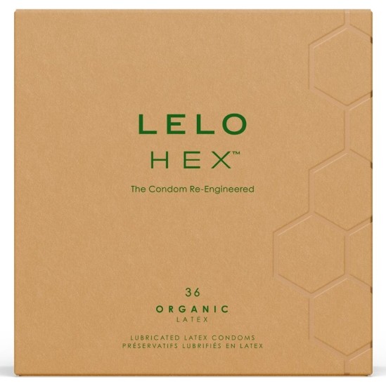 Lelo HEX ORGANIC CONDOM BOX 36 UNITS