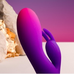 Rocks-Off ROCKS- OFF - GLO- GIRL PURPLE RABBIT VIBRATOR