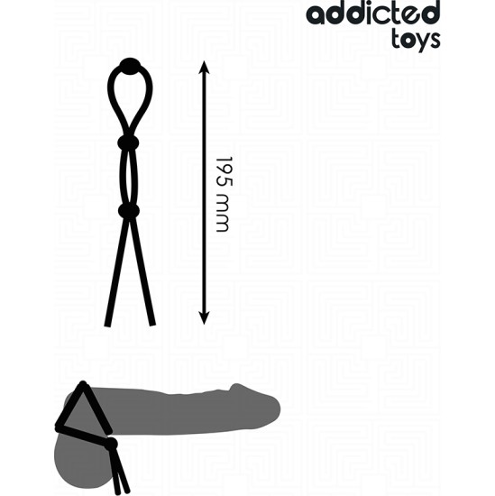 Addicted Toys SILICONE ROPE FOR THE TRIPLE LOOP PENIS