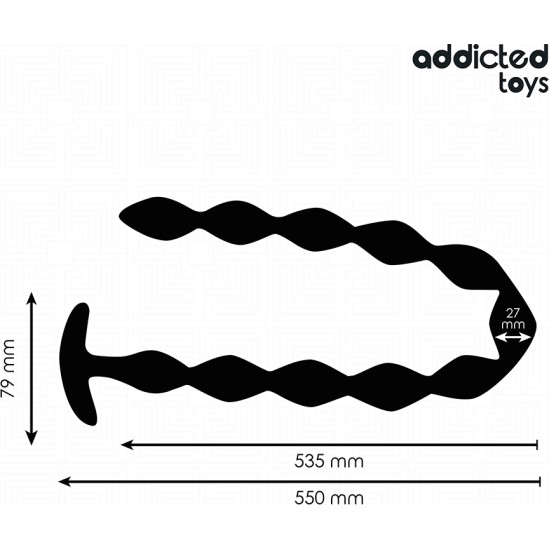 Addicted Toys EXTRA LONG SILICONE ANAL PLUG