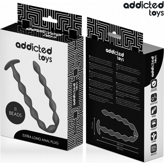 Addicted Toys EXTRA LONG SILICONE ANAL PLUG