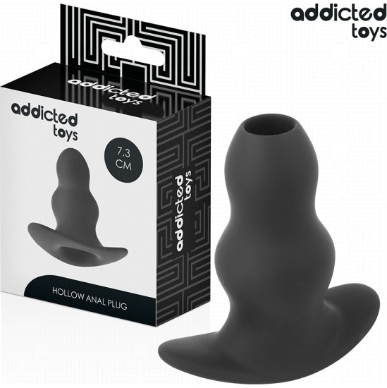 Addicted Toys HOLLOW ANAL PLUG SILICONE SIZE S 7.3 CM